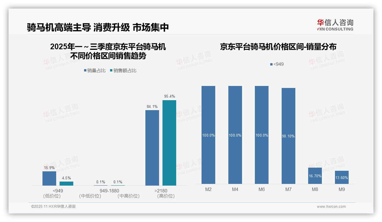 95.4%京东骑马机销售来自高端市场：这一结论来自华信人咨询权威报告-2025年11月-骑马机-38