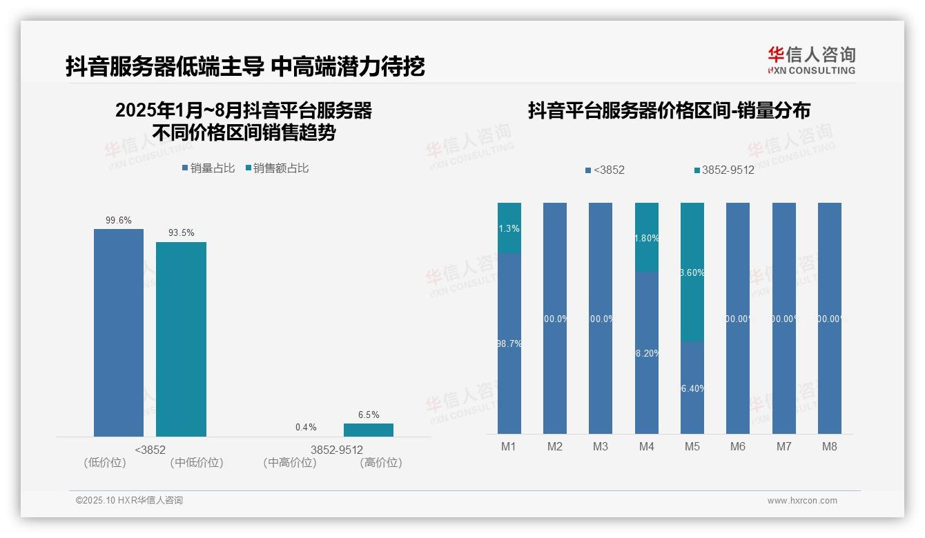 抖音服务器93.5%销售额来自低价段——华信人咨询白皮书核心观点-2025年10月-服务器-38