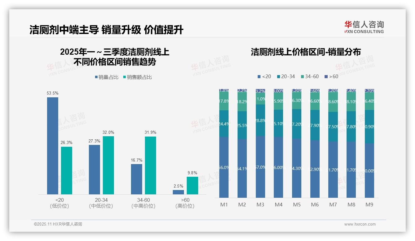 洁厕剂中端产品贡献63.9%销售额——华信人咨询趋势报告摘要-2025年11月-洁厕剂-38